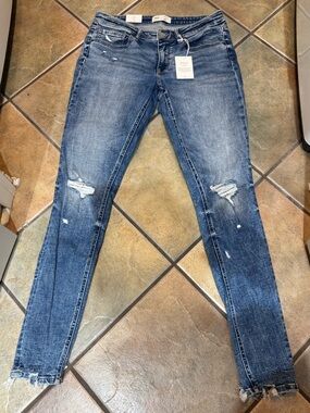 BKE Women's Distressed Stella Skinny Jeans